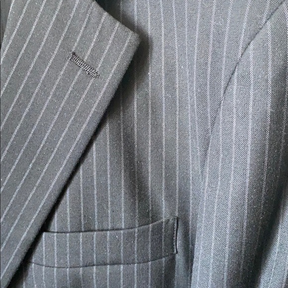 Selected Men’s White Pinstripe Suit - Picture 2 of 13